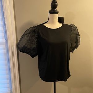 Disturbia UK 18 Puff Sleeve Top NWT (US Size 14)